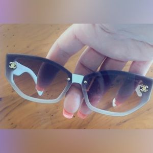 Chanel Brand CC Sunglasses.